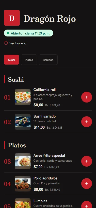 Plantilla Oriental